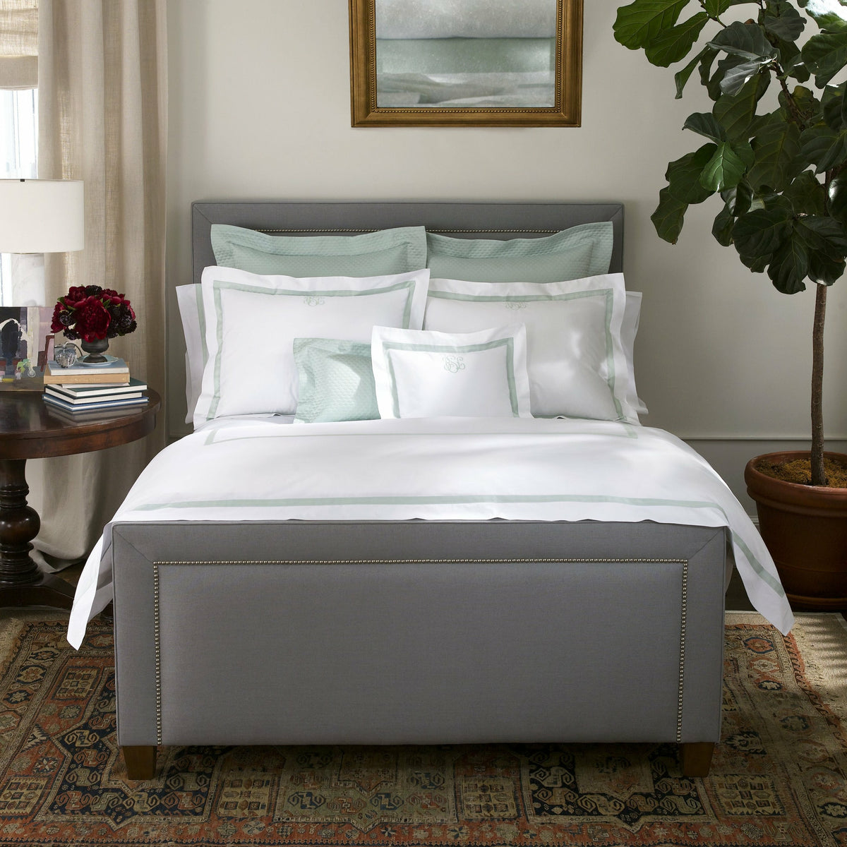 Matouk Lowell Bedding Collection Lifestyle Fine Linens