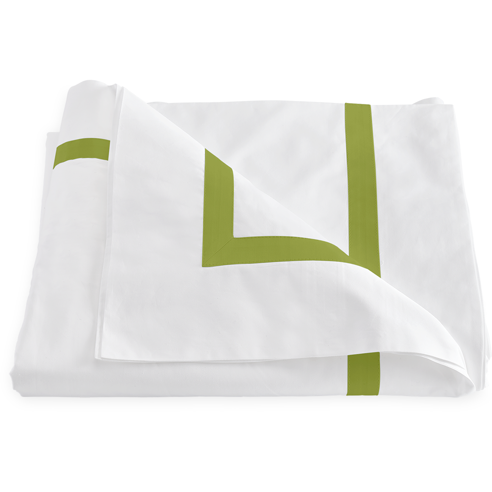 Matouk Lowell Bedding Duvet Cover Grass Fine Linens