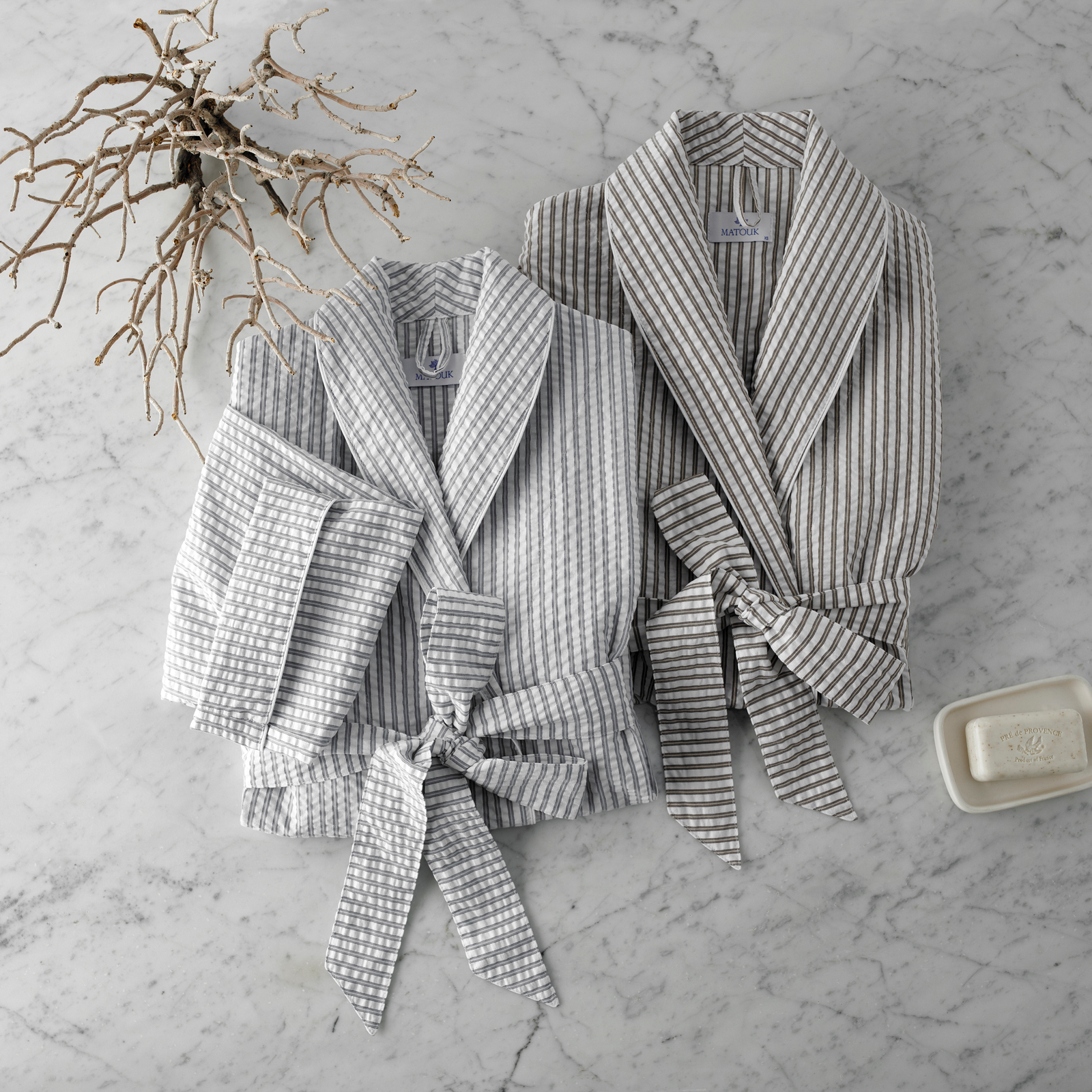 Pair of Matouk Matteo Robe Lifestyle