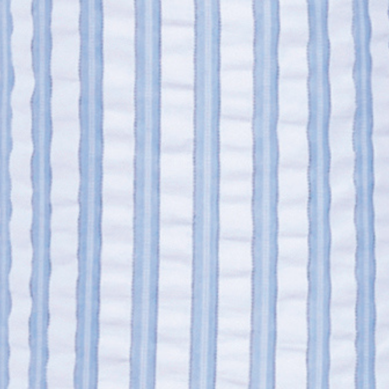 Matouk Matteo Shower Curtain Azure Main Fine Linens