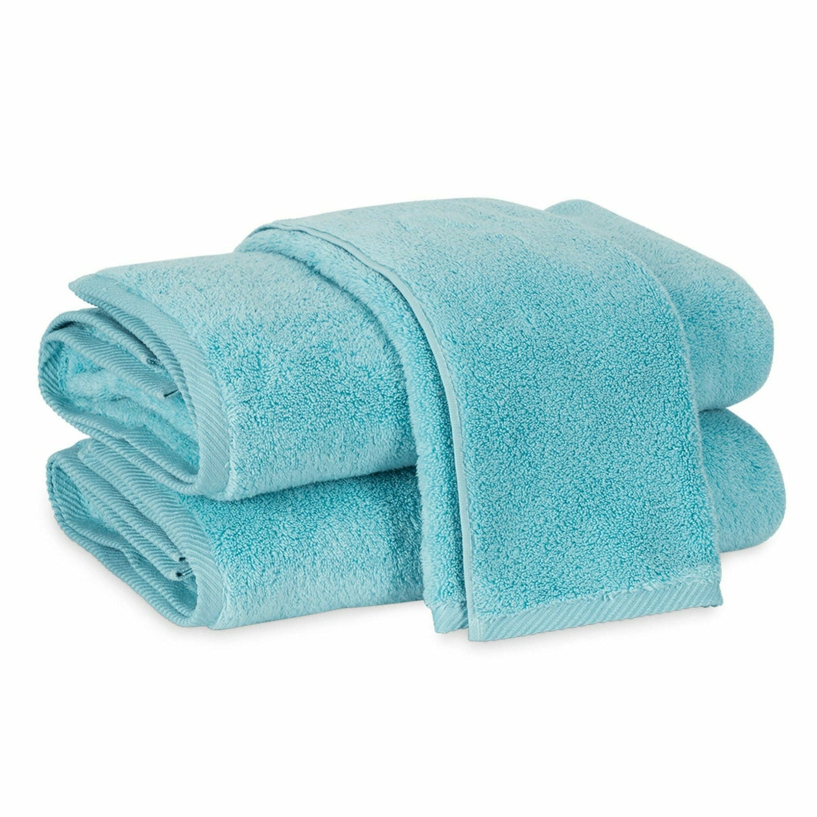 Matouk Milagro Bath Towels Bahama Blue Fine Linens