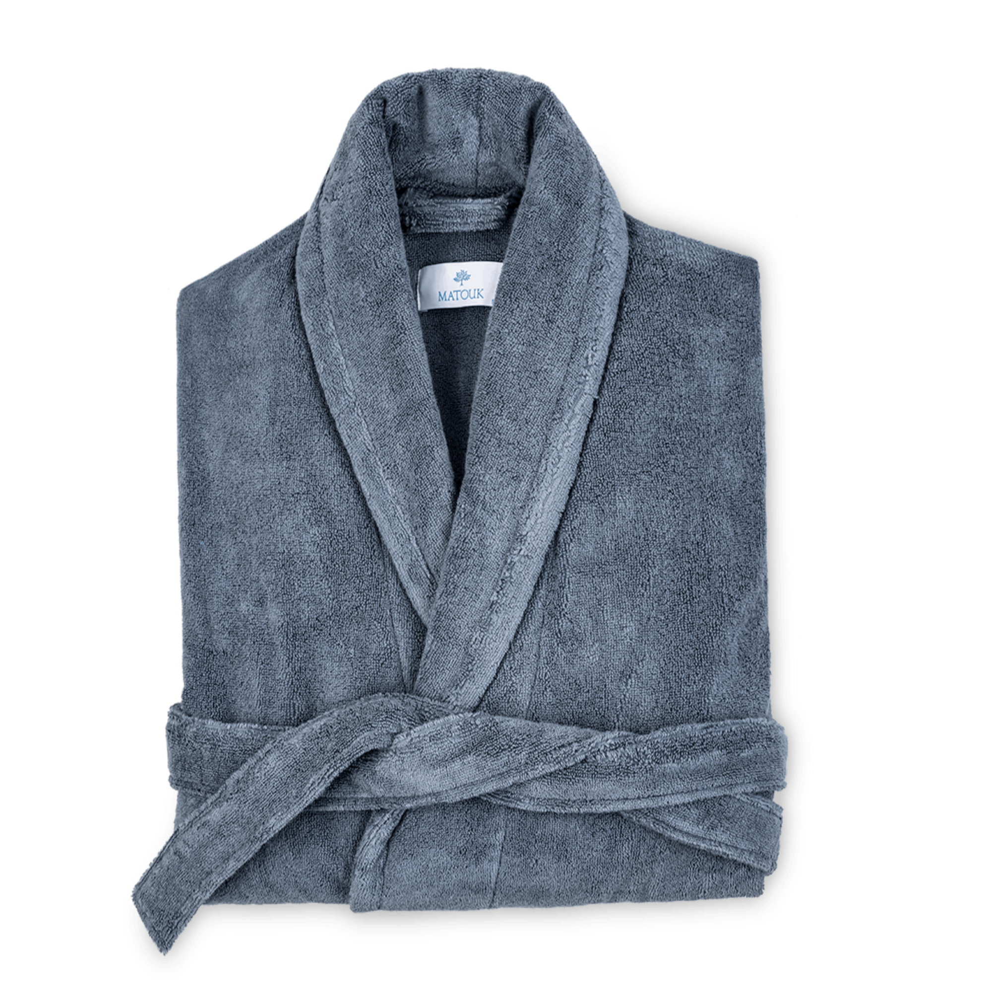 Clear Sample Image of Matouk Milagro Bath Robe in Night Color