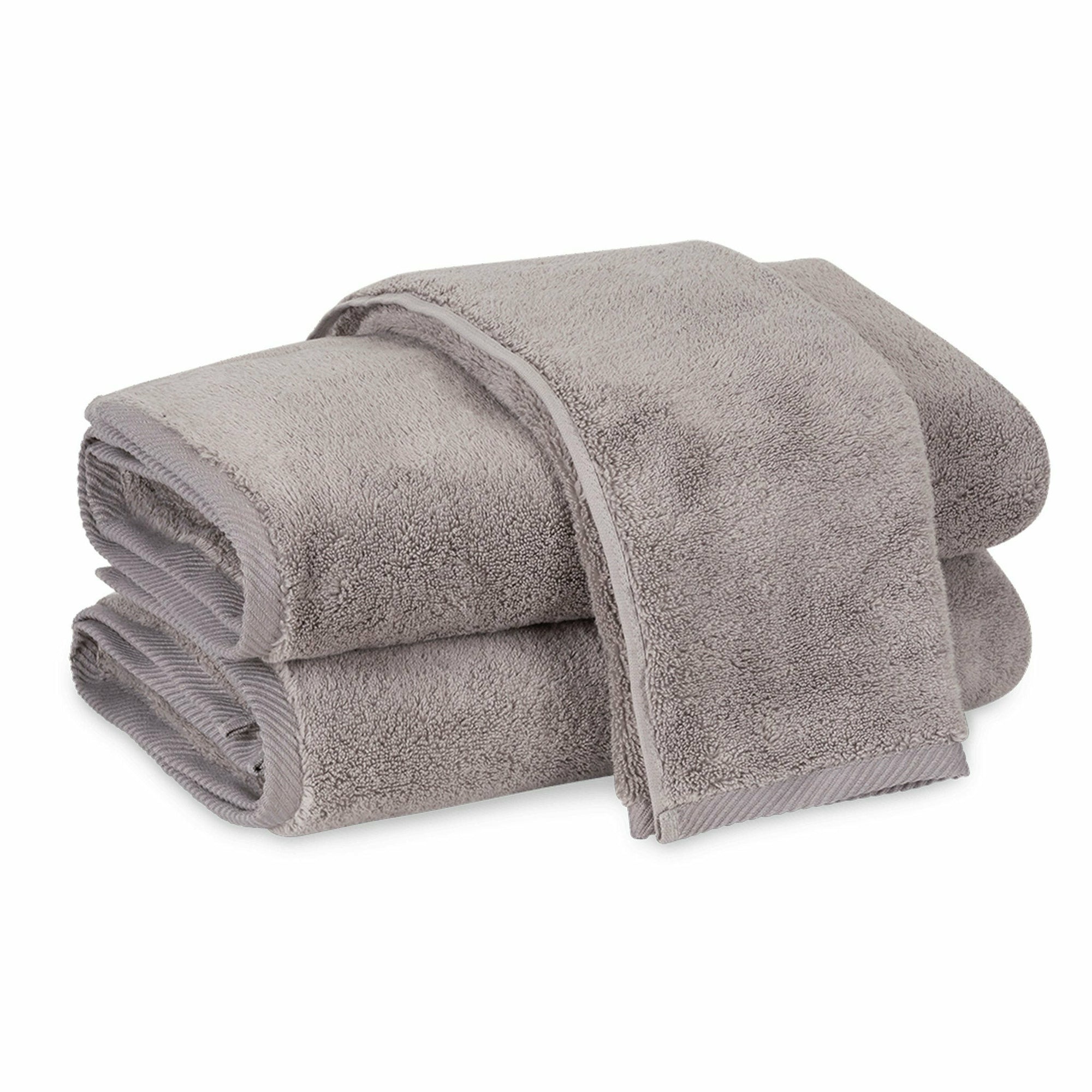 Matouk Milagro Bath Towels Platinum Fine Linens