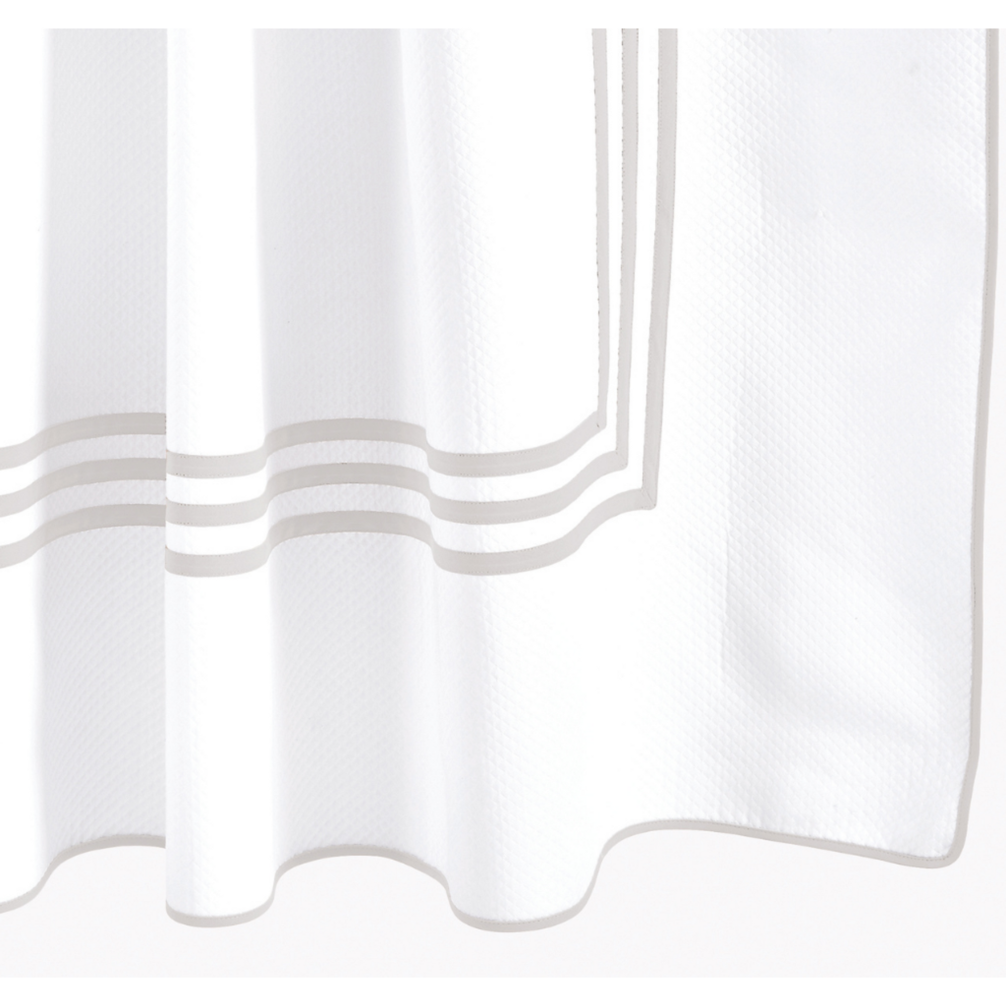 Matouk Newport Shower Curtain Icicle Main Fine Linens