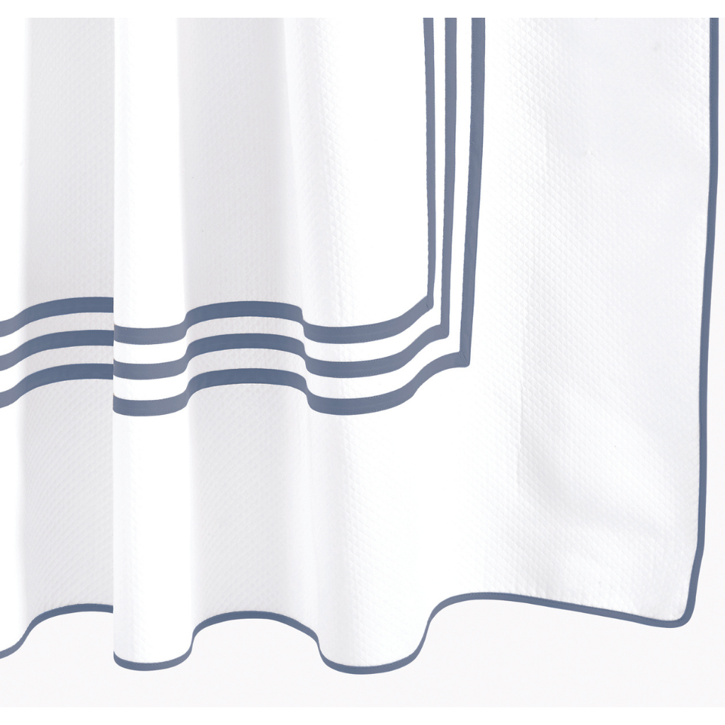 Matouk Newport Shower Curtain Sea Main Fine Linens