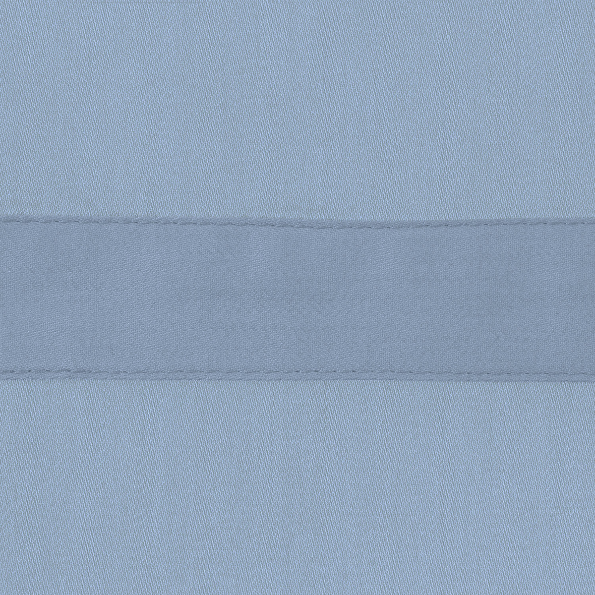 Fabric Closeup of Matouk Nocturne Collection Hazy Blue Color