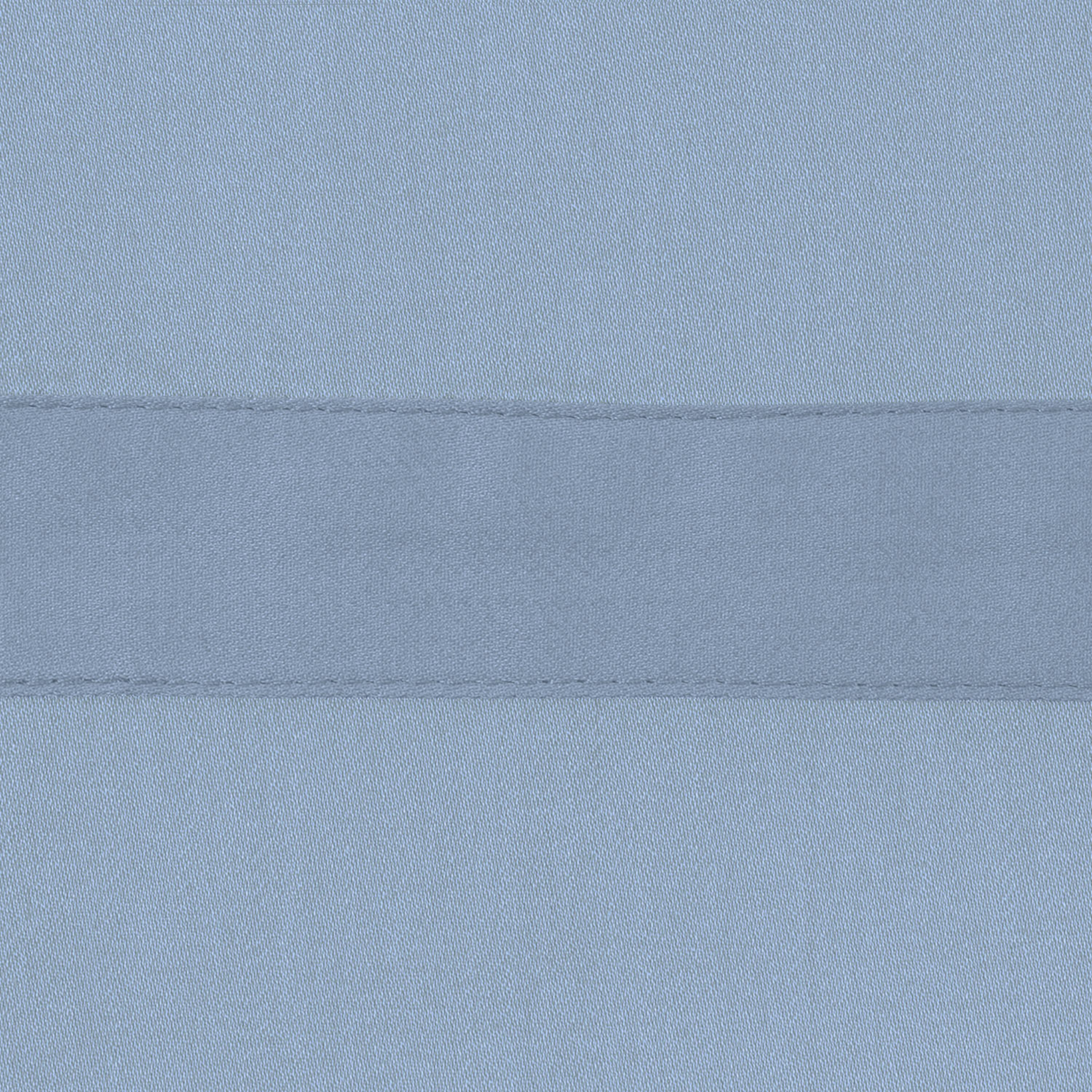 Full Bedding Dressed in Matouk Nocturne Collection Hazy Blue Color