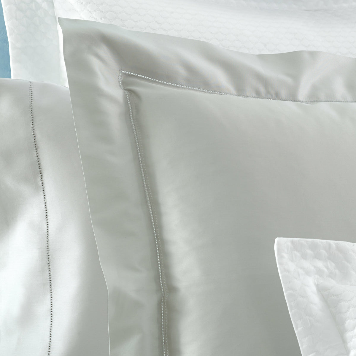 Matouk Nocturne Hemstitch Detailed Pillowcases Default Fine Linens