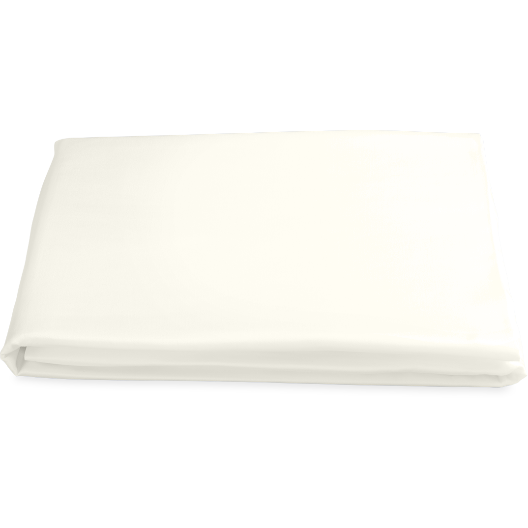 Matouk Nocturne Hemstitch Fitted Sheet Ivory Fine Linens