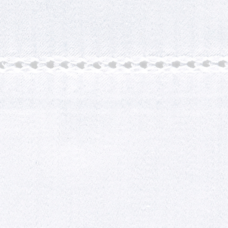 Matouk Nocturne Hemstitch Stack White Main Fine Linens