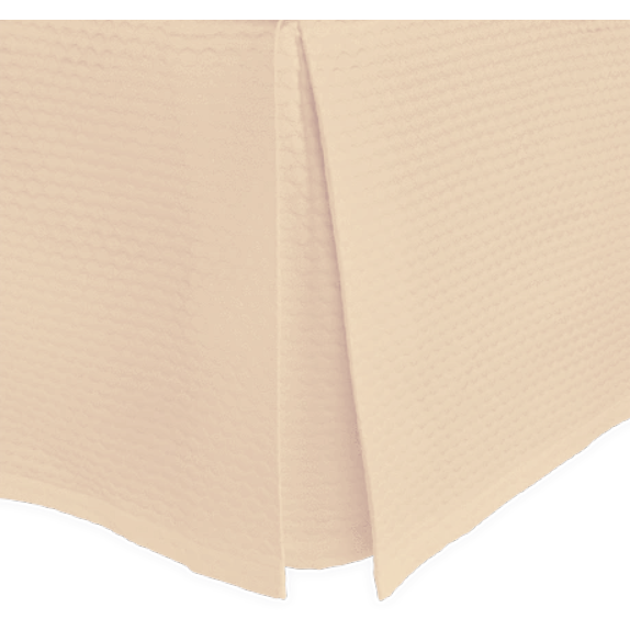 Matouk Pearl Bedskirt Almond Secondary Fine Linens