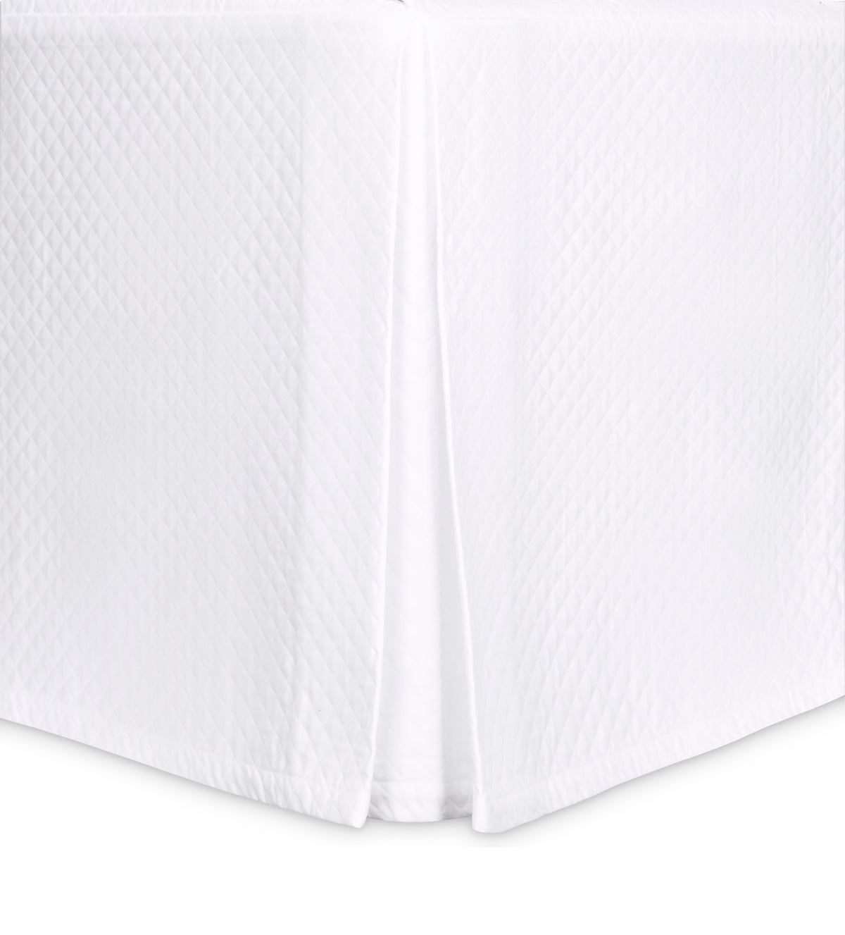 Matouk Petra Bedding Bed Skirt White Fine Linens