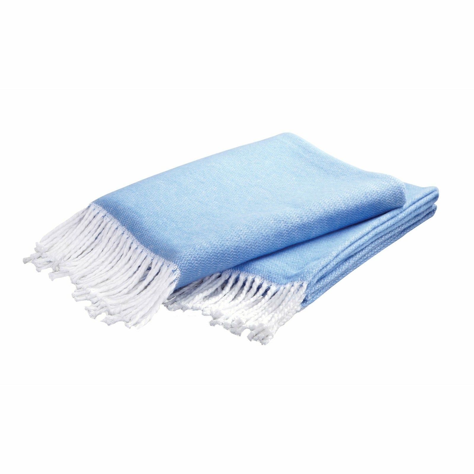 Matouk Pezzo Throws Azure Fine Linens