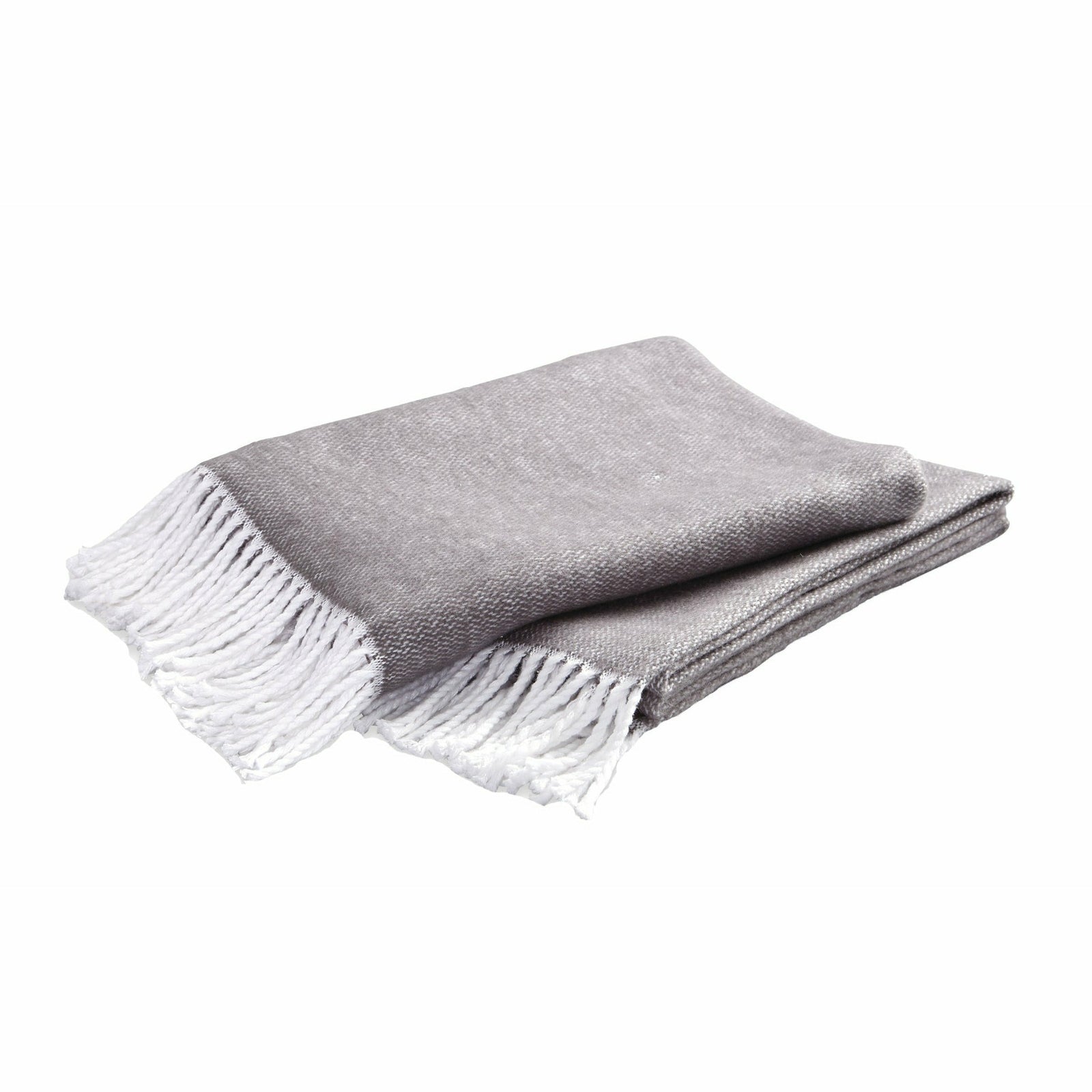 Matouk Pezzo Throws Charcoal Fine Linens