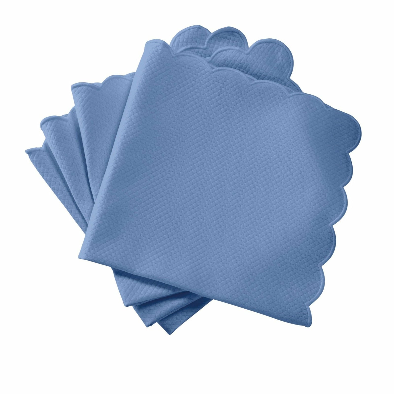 Matouk Savannah Gardens Table Linens Napkin Azure/Azure Fine Linens