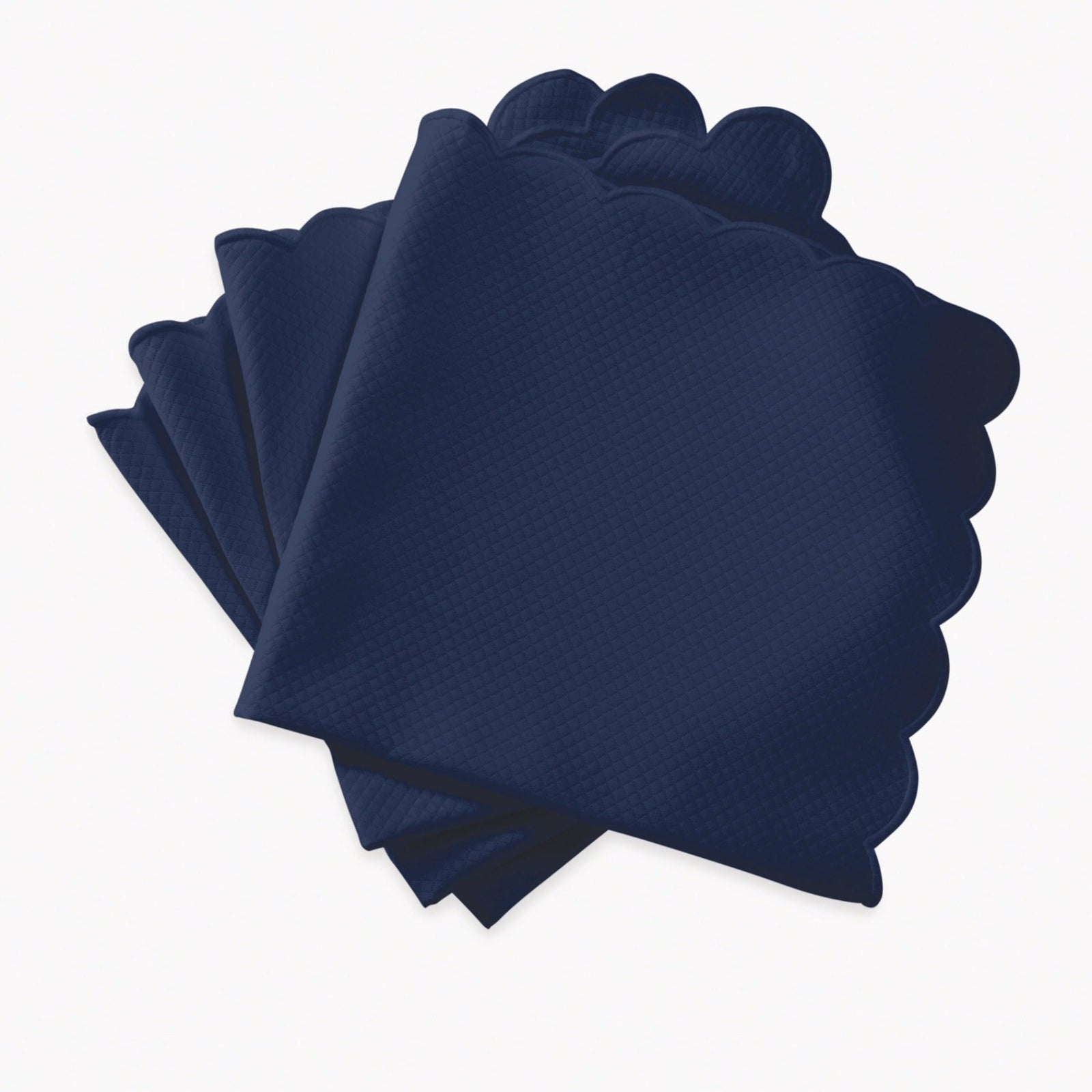 Matouk Savannah Gardens Table Linens Napkin Navy/Navy Fine Linens