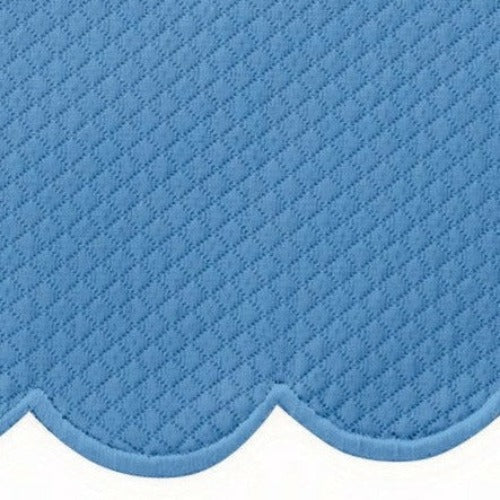 Matouk Savannah Gardens Table Linens Napkin Azure/Azure Fine Linens