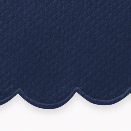 Matouk Savannah Gardens Table Linens Napkin Navy/Navy Fine Linens