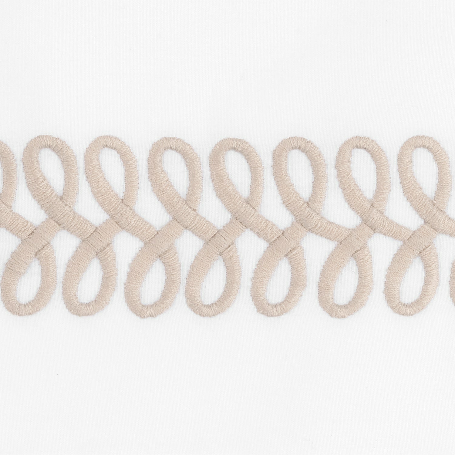 Matouk Schumacher Astor Braid Bedding Main Dune Fine Linens