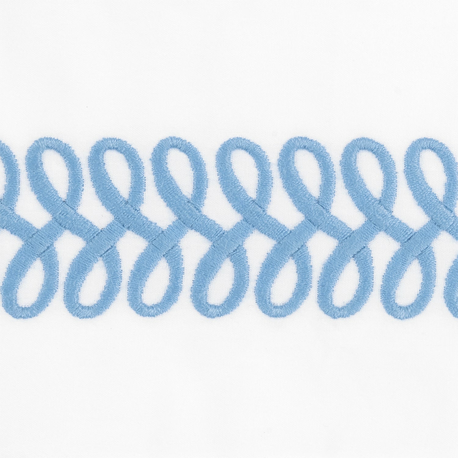 Matouk Schumacher Astor Braid Bedding Main Sky Fine Linens