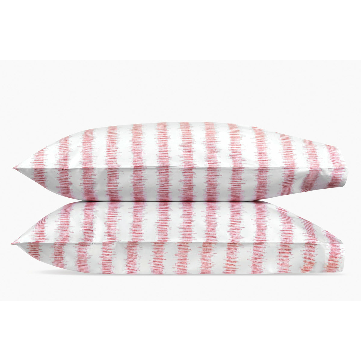 Matouk Schumacher Attleboro Bedding Pillowcases Pink Coral Fine Linens