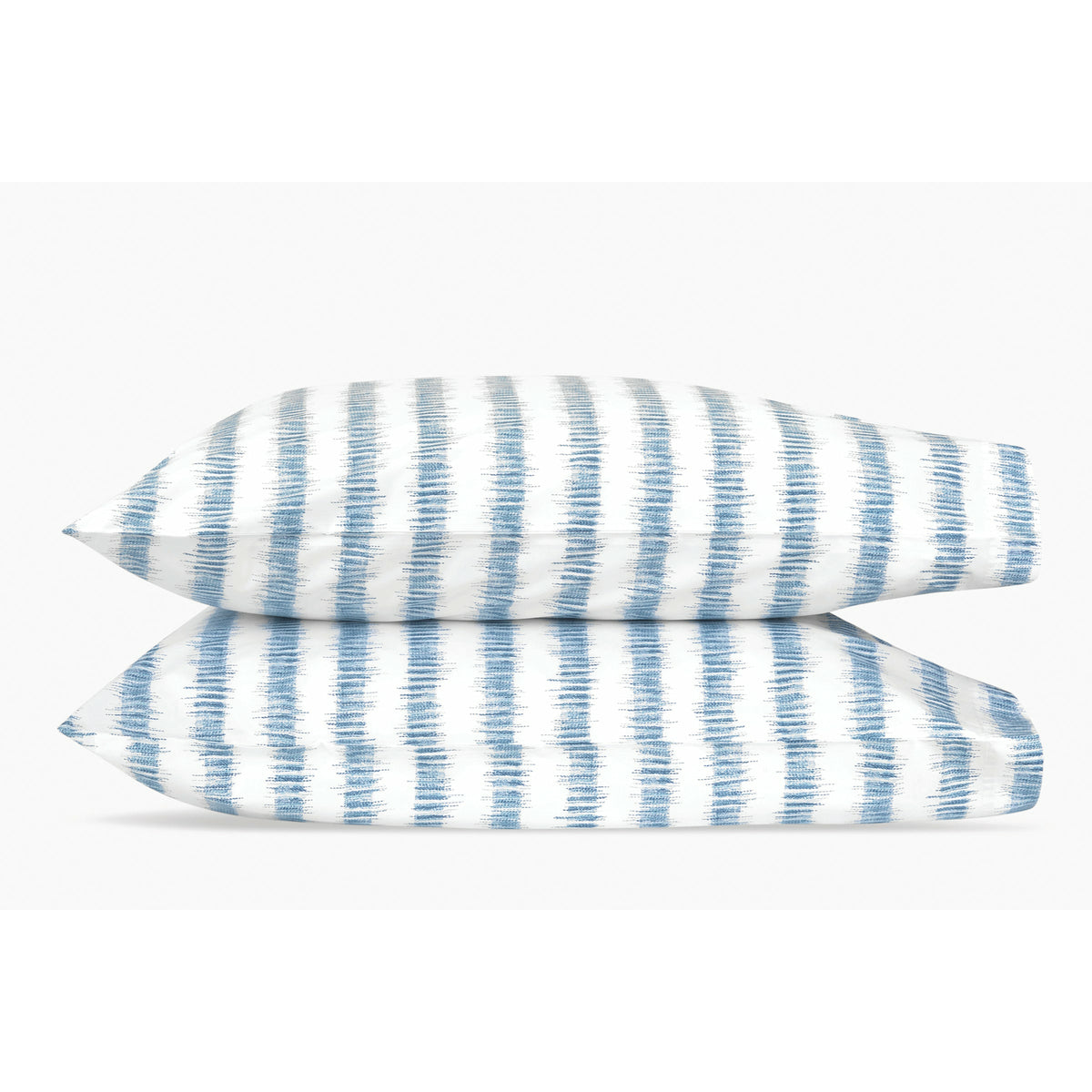 Matouk Schumacher Attleboro Bedding Pillowcases Prussian Blue Fine Linens
