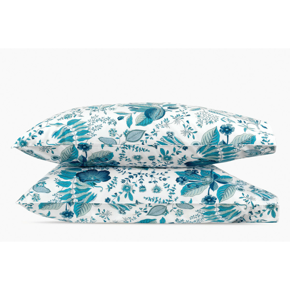 Matouk Schumacher Pomegranate Bedding Pillowcases Prussian Blue Fine Linens