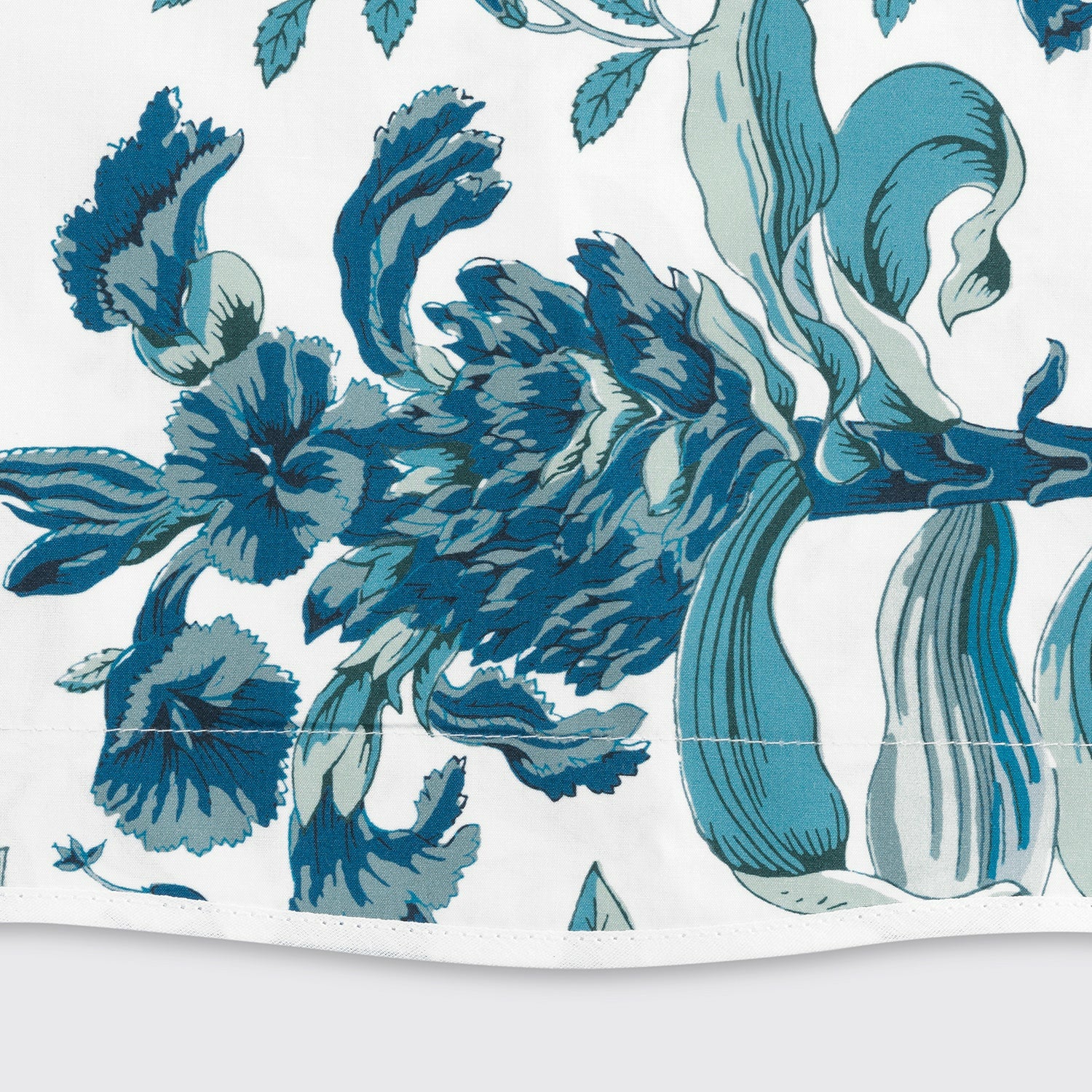 Matouk Schumacher Pomegranate Bedding Main Prussian Blue Fine Linens