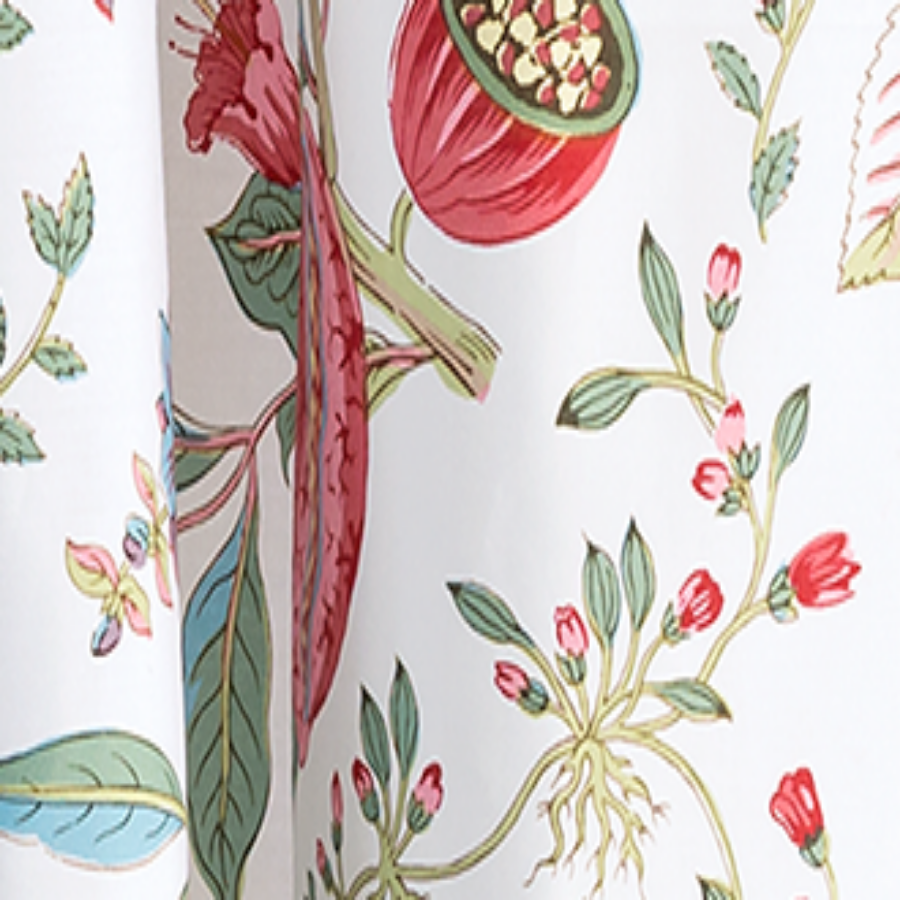 Matouk Pomegranate Shower Curtain Pink Coral Fine Linens