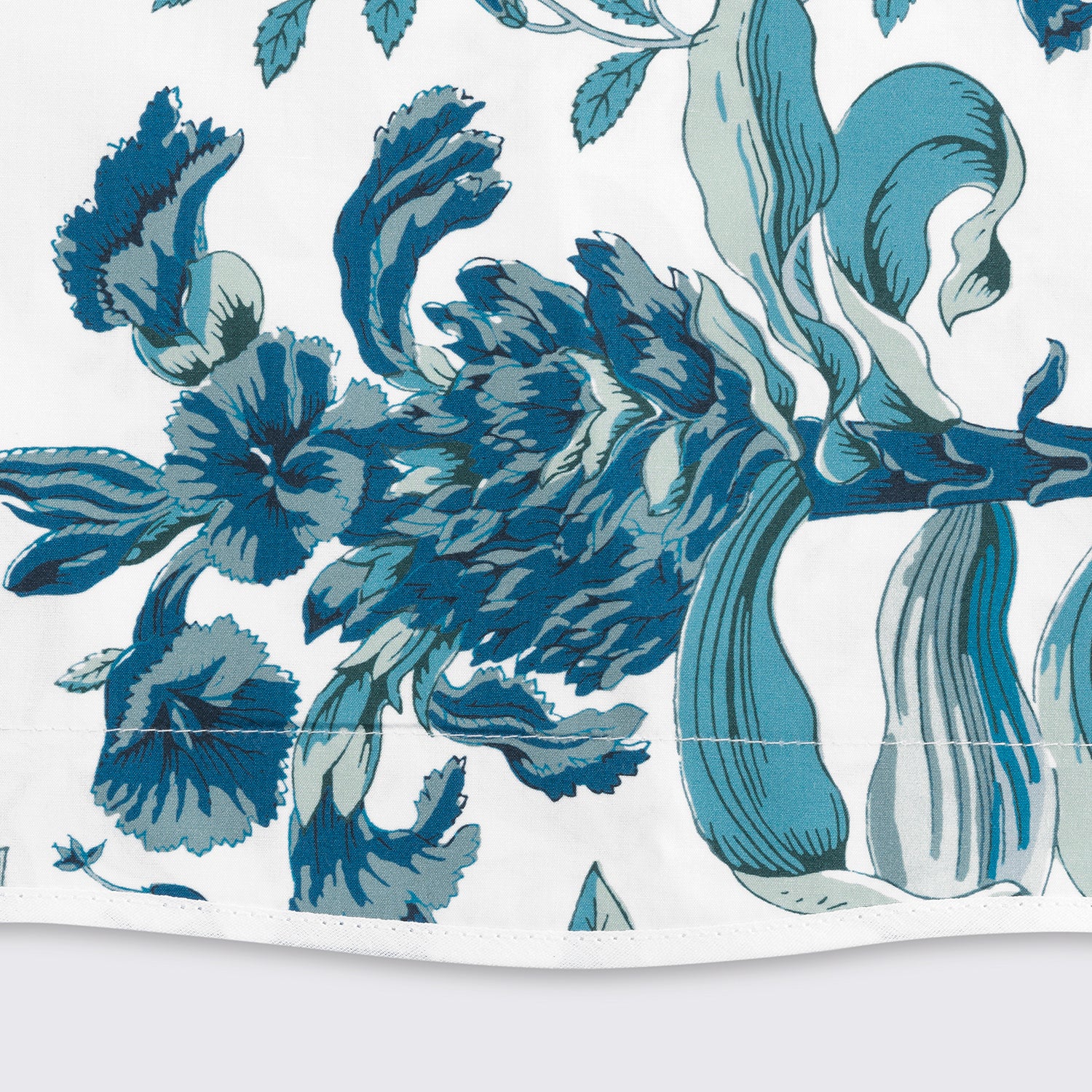 Matouk Schumacher Pomegranate Tissue Box Cover Fine Linens Prussian Blue