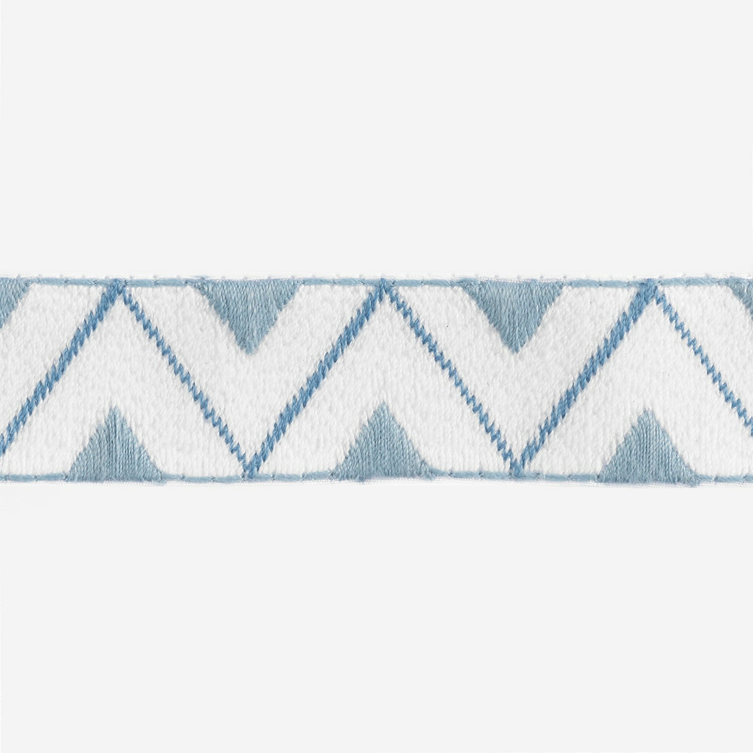 Matouk Schumacher Prado Bedding Main Hazy Blue Fine Linens