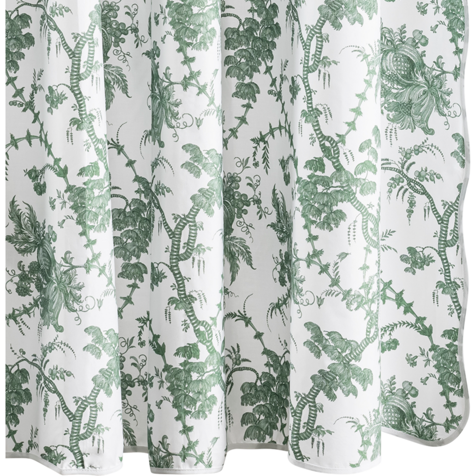 Matouk Schumacher San Cristobal Shower Curtain Green Fine Linens