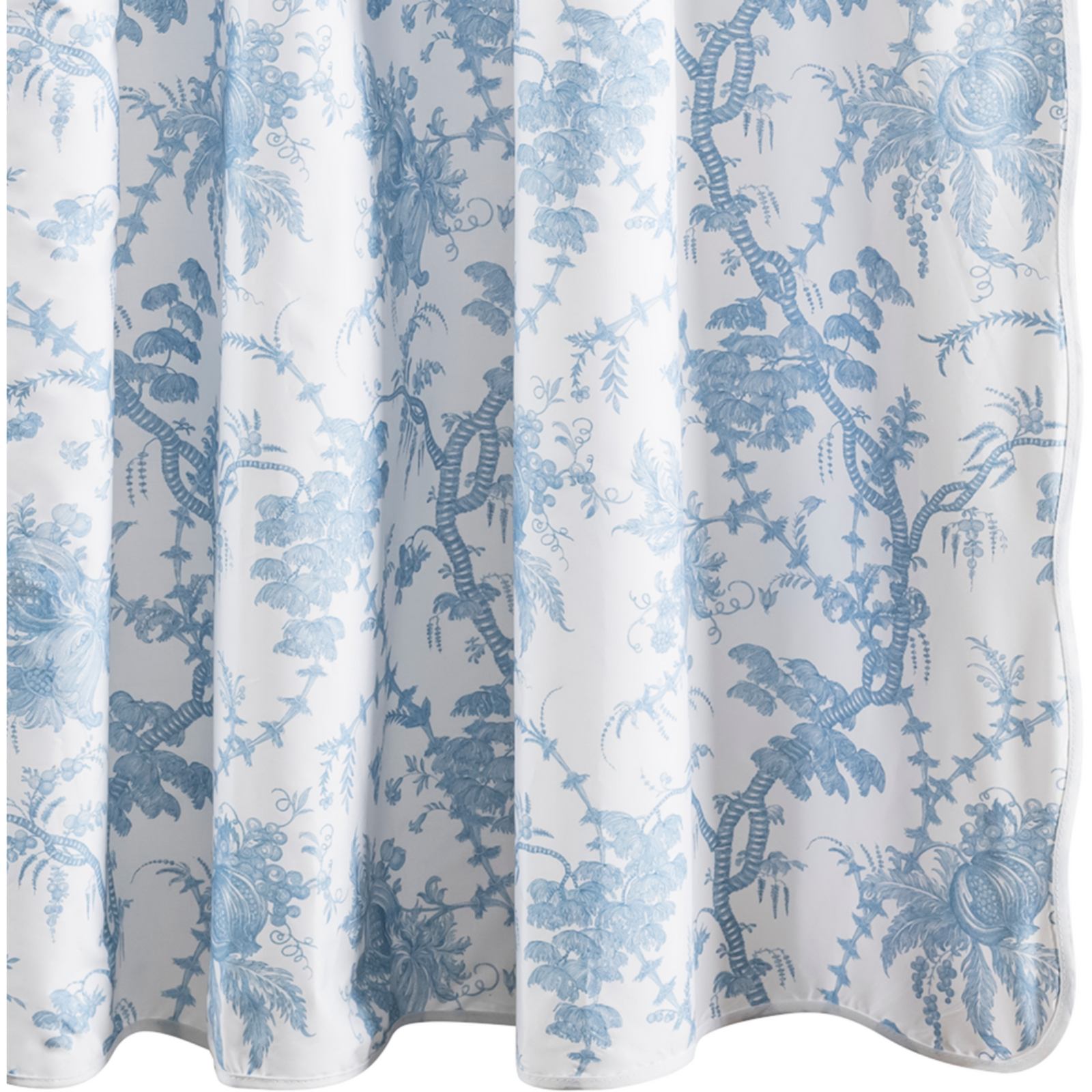 Matouk Schumacher San Cristobal Shower Curtain Sky Fine Linens