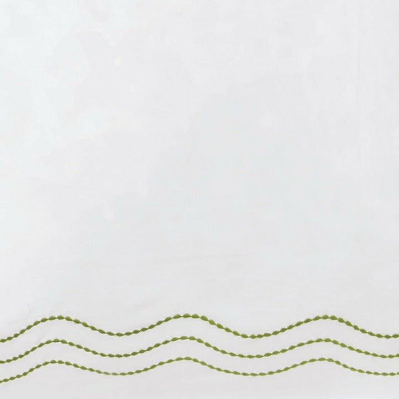 Matouk Serena Bedding Collection Swatch Spring Green Fine Linens
