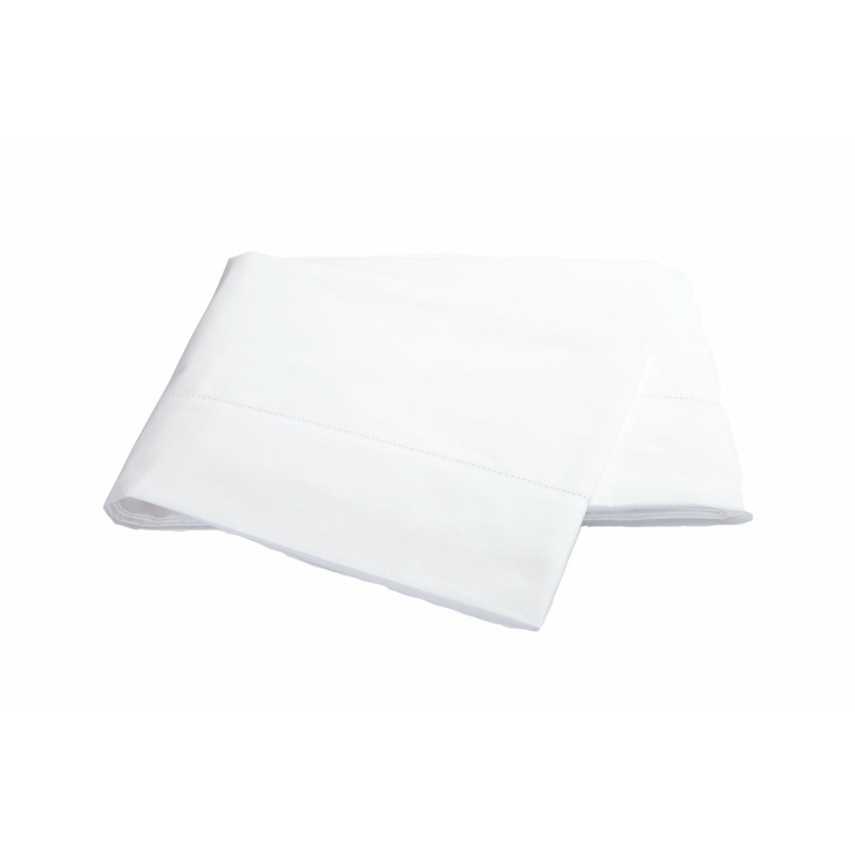 Matouk Sierra Bedding Collection Flat Sheet White Fine Linens