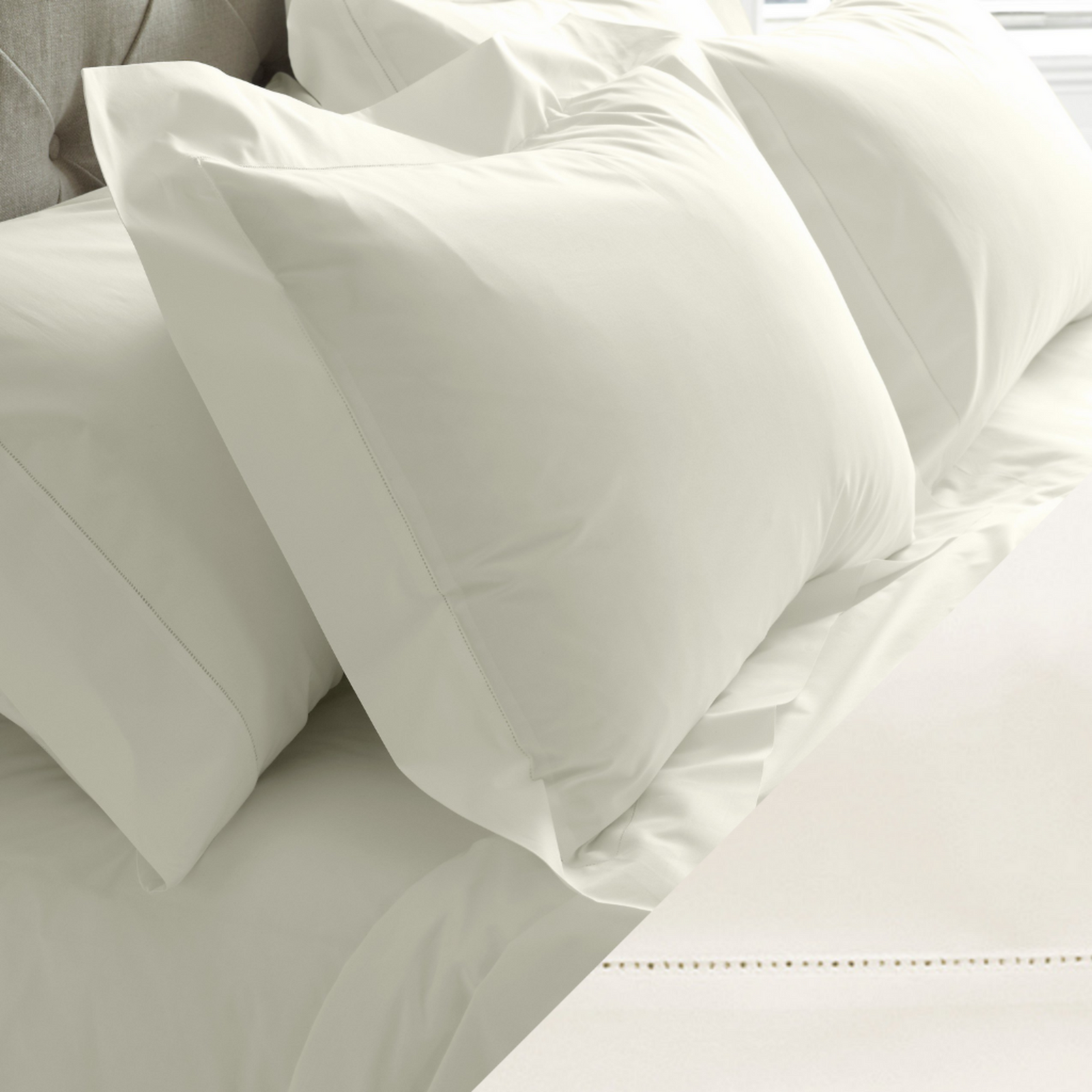 Matouk Sierra Bedding Collection Ivory Main Fine Linens