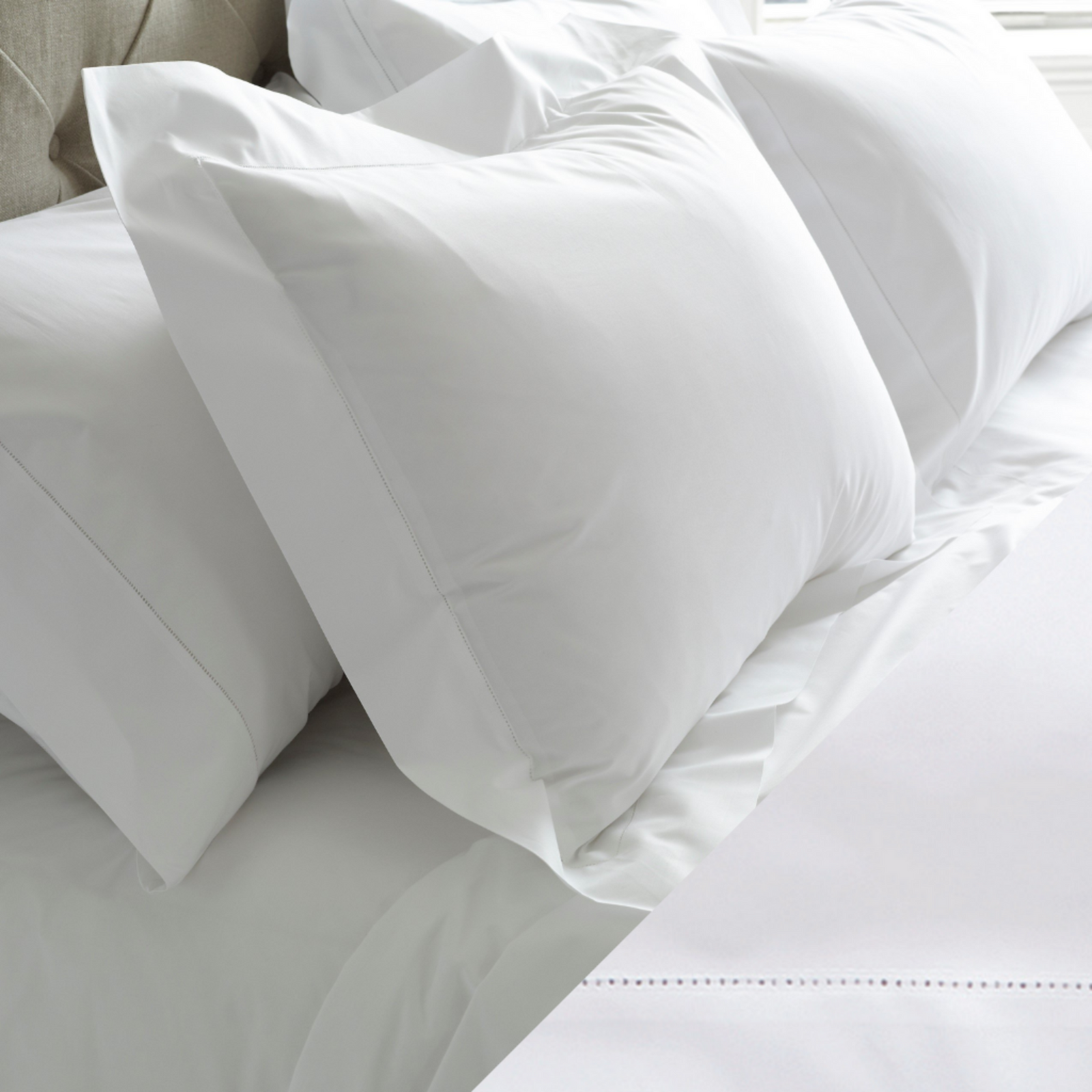 Matouk Sierra Bedding Collection White Main Fine Linens