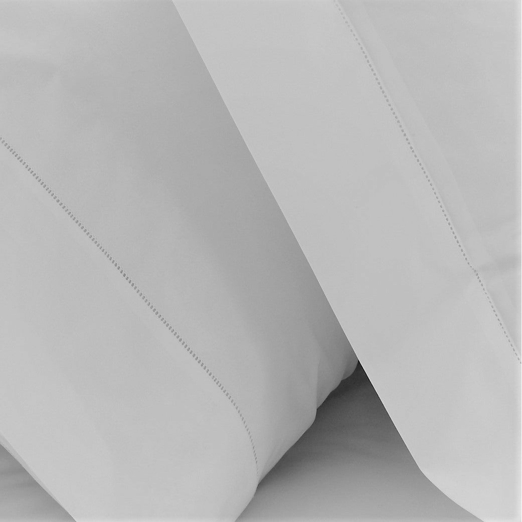 Matouk Sierra Hemstitch Bed Detail Fine Linens
