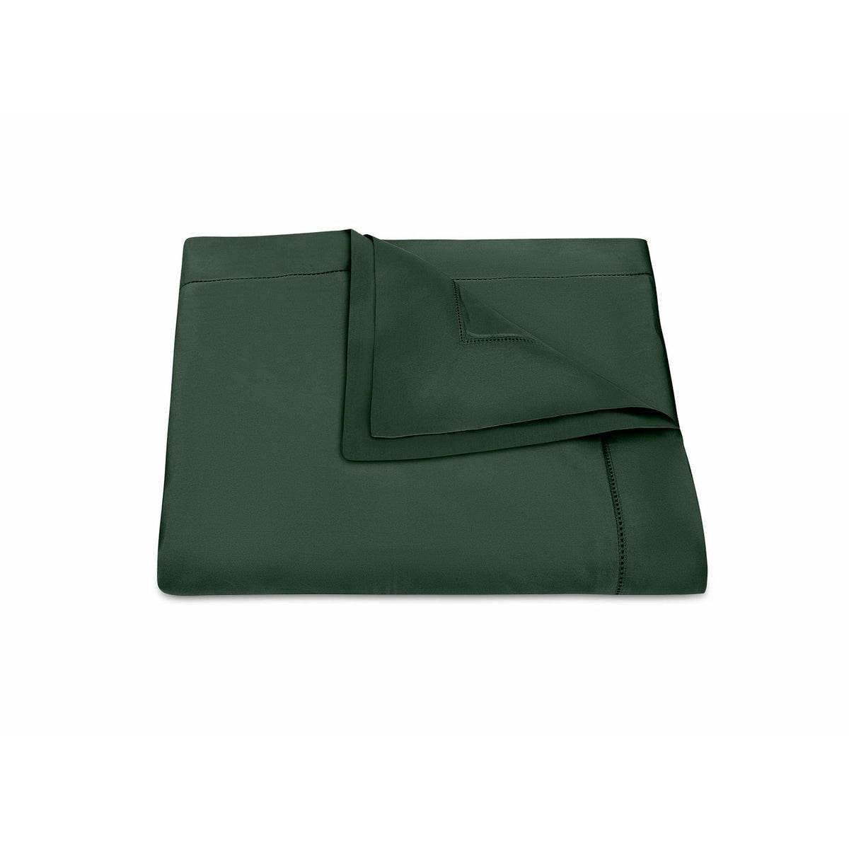 Matouk Talita Hemstitch Bedding Duvet Cover Green Fine Linens