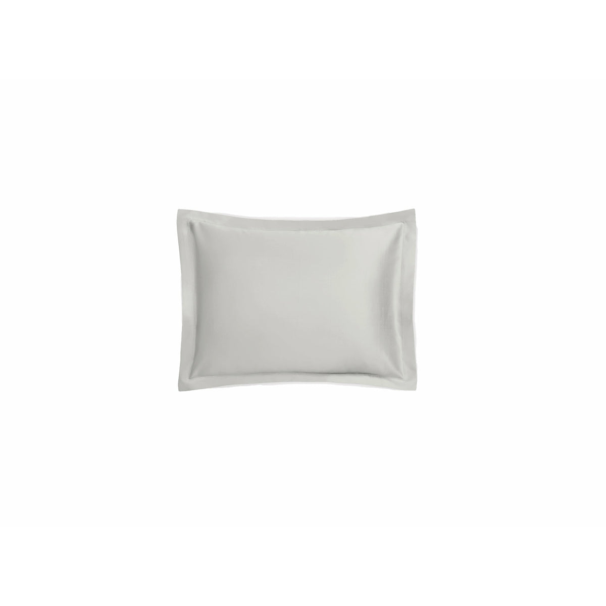 Matouk Talita Satin Stitch Bedding Buodoir Sham Silver Fine Linens