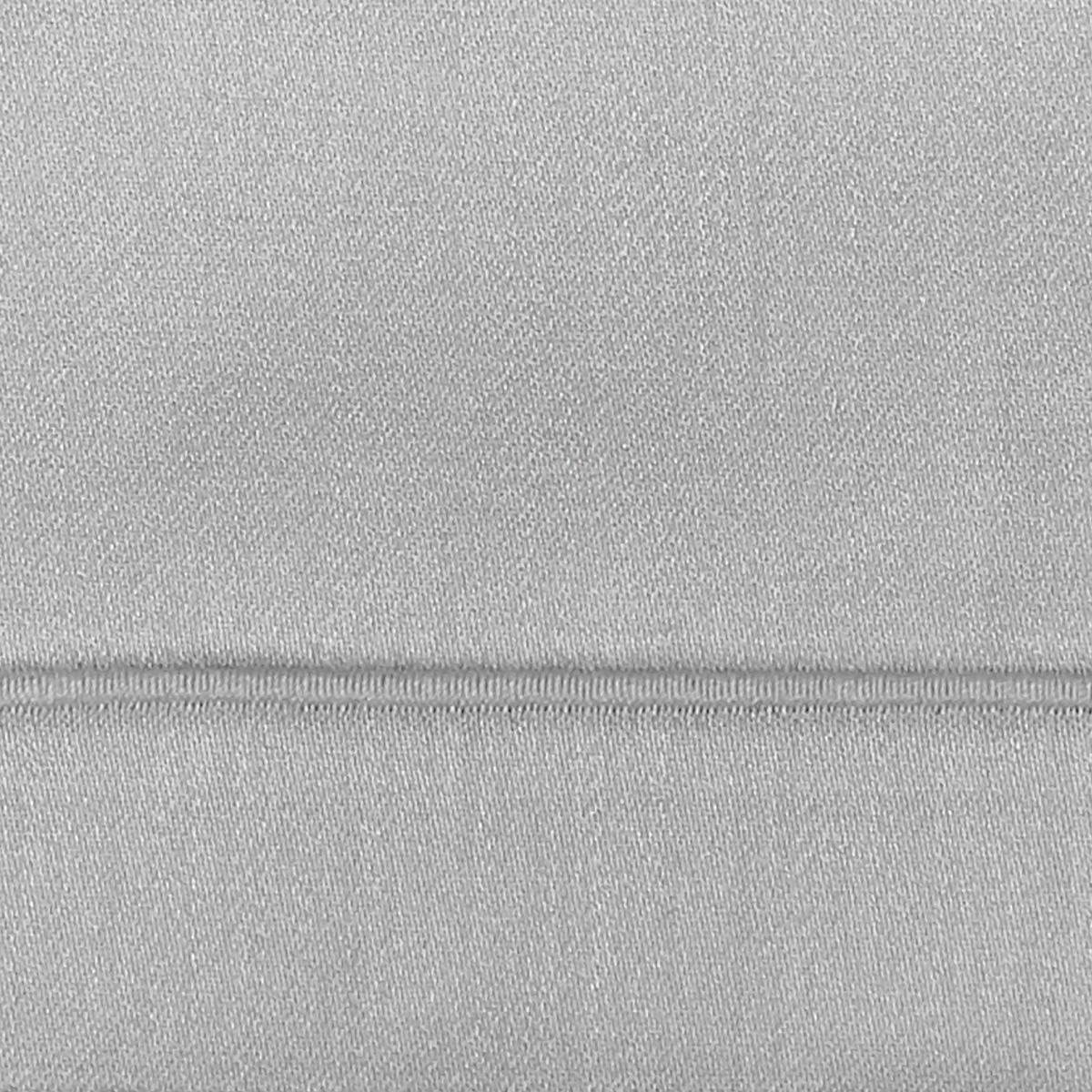 Matouk Talita Satin Stitch Bedding Swatch Silver Fine Linens