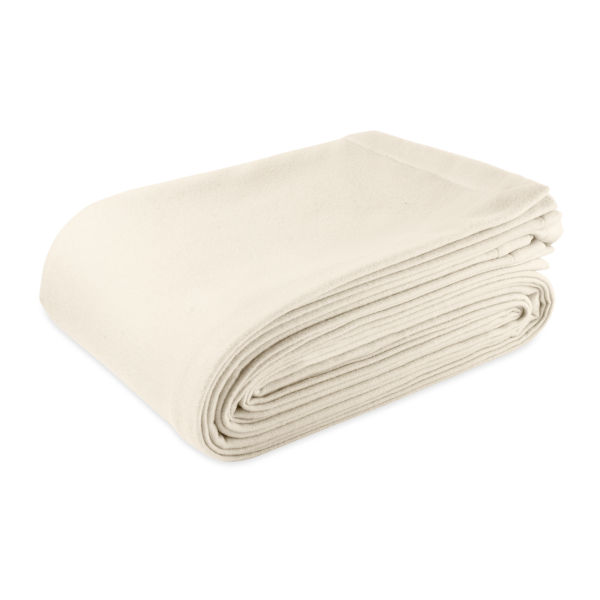 Folded Blanket of Matouk Venus Bedding in Ivory  Color