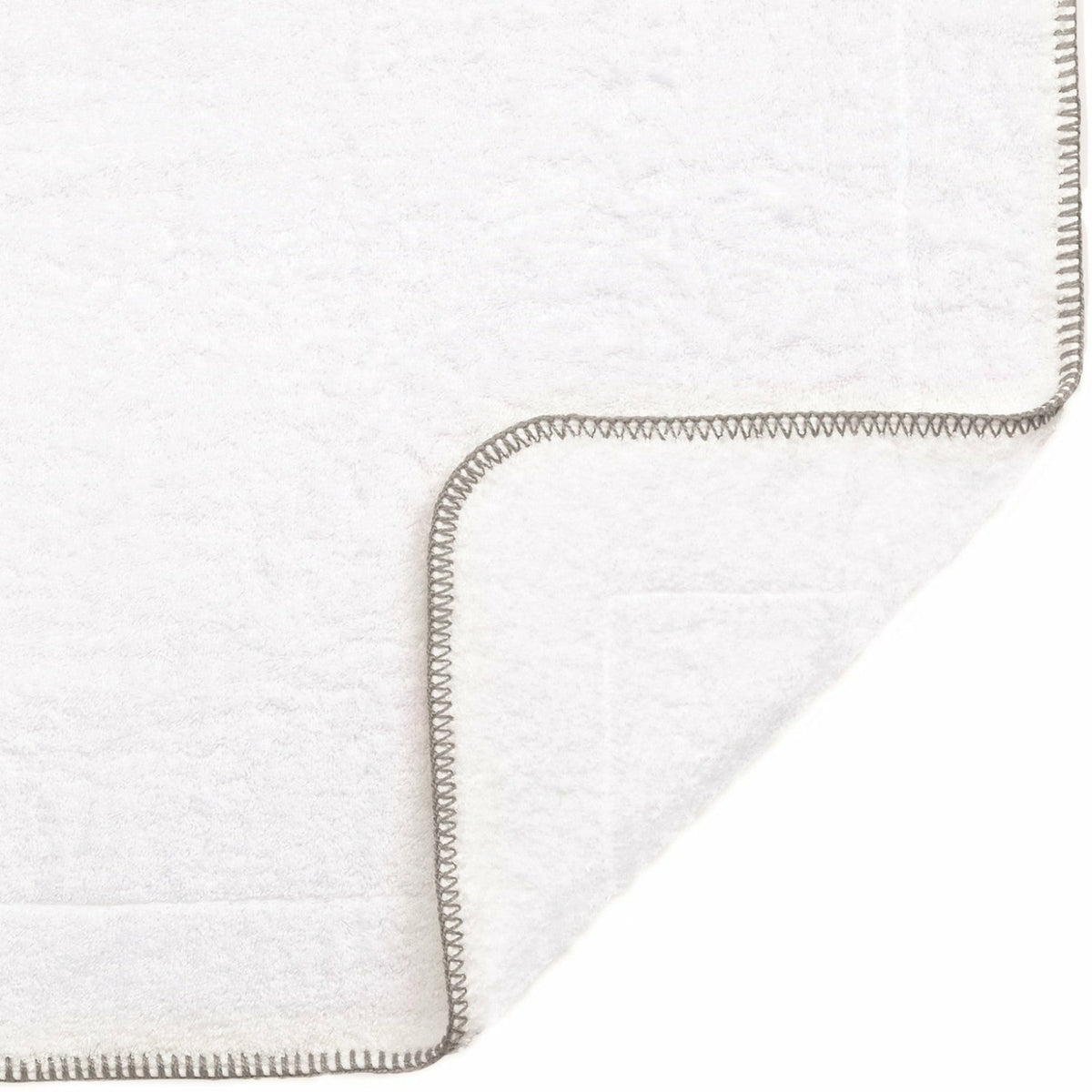 Matouk Whipstitch Bath Towels Swatch Nickel Fine Linens