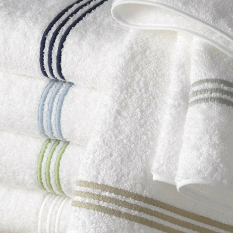 Matouk Bel Tempo Bath Towels Close Up Fine Linens
