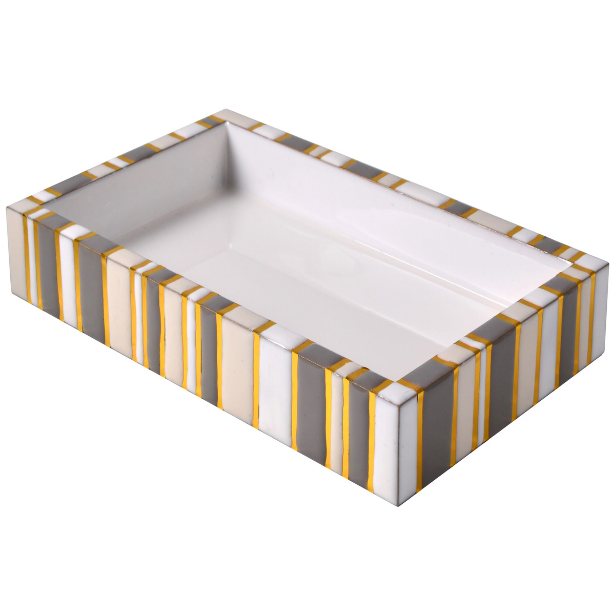 Mike and Ally Catalina Bath Accessories Natural Gold Rectangle Tray