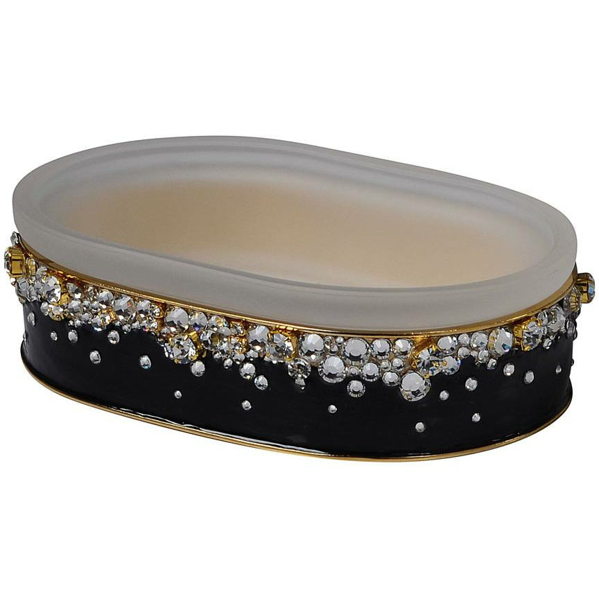 Mike and Ally Duchess Bath Accessories Soap Dish Black