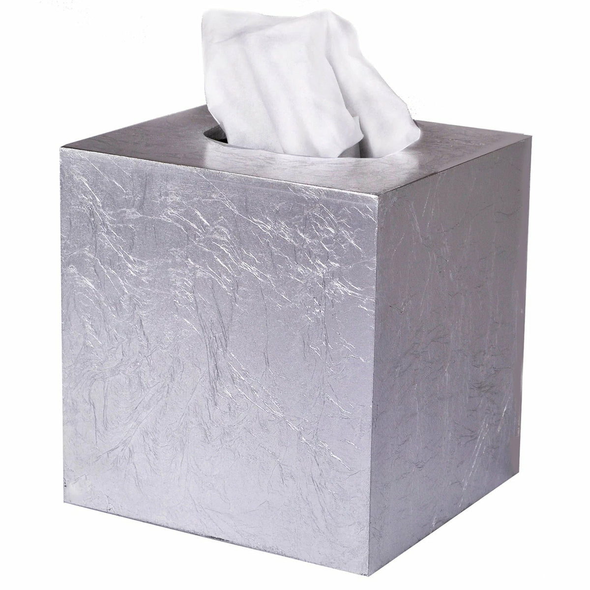 Mike and Ally Eos Bath Accessories Boutique Tissue Silver Leaf