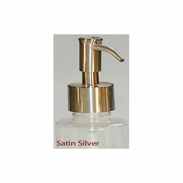 Mike and Ally Replacement Pump Dispensers Satin Silver