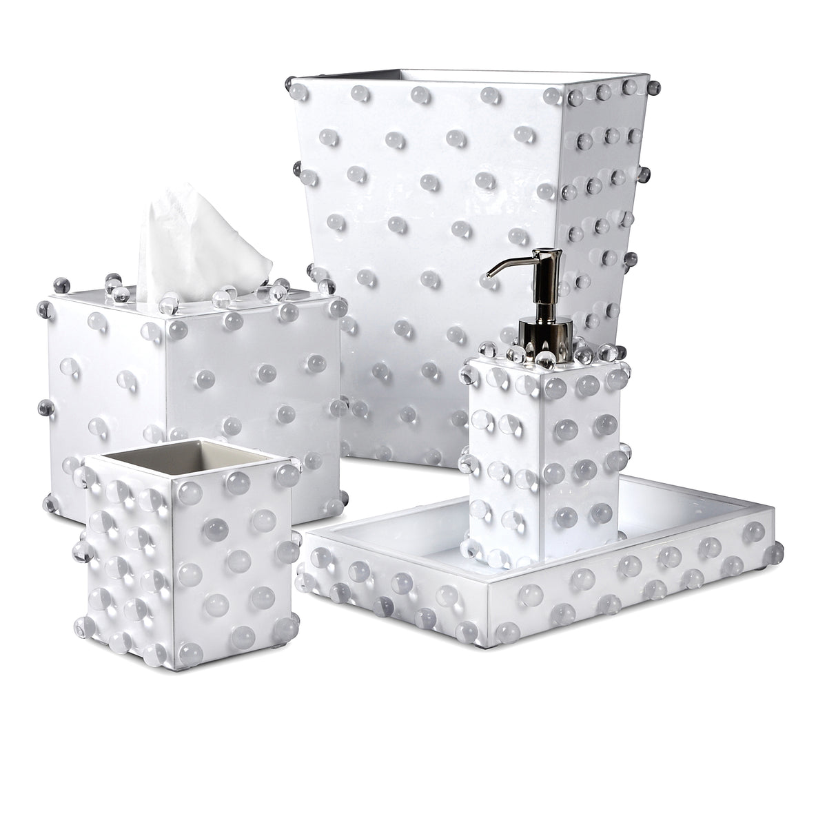 Mike and Ally Roxy Bath Accessories - Pure Collection