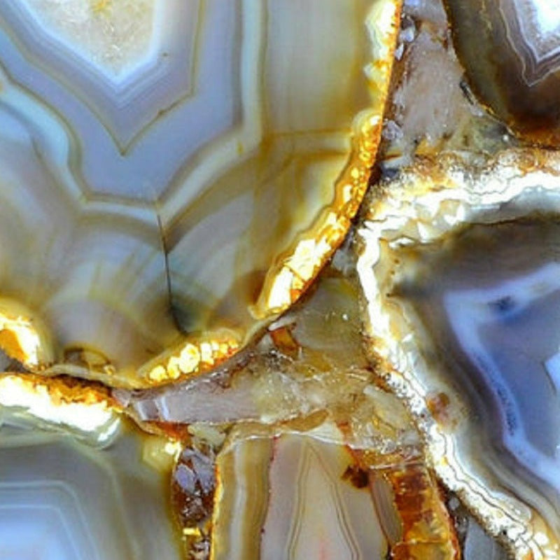 Mike and Ally Taj Premium Gemstone Bath Accessories Agate